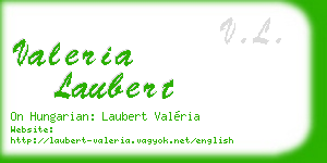 valeria laubert business card